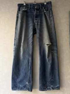 50s LEVIS 501 XX 革パッチ　オリジナル