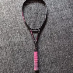 YONEX VOLTAGE SS 軟式テニスラケット ブラック/ピンク　セット