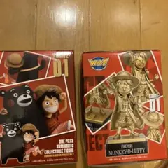 (新品未開封)　ONE PIECE 熊本　フィギュア ルフィ ワンピース3個 新品未開封 ONE PIECE 熊本 フィギュア ルフィ ワンピース 3個セット