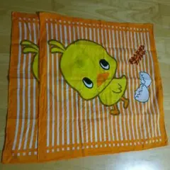 チキンラーメンひよこバンダナ2枚、シールセット