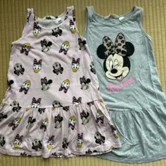 H&M ミニーマウス ワンピース　ノースリーブ
