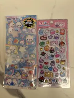 み*い様 プチドロップシールほっぺちゃん、ピカプニシールあわわちゃん2枚セット