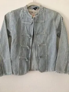 ヒッコリーデニムjk 140/150未使用