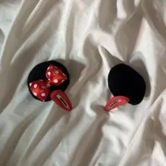 ミニーちゃんヘアピン