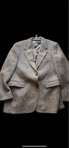 ウール チェック柄 テーラードジャケット