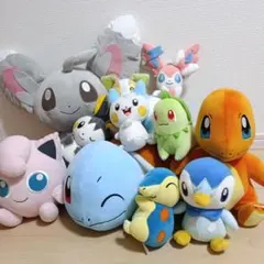 ポケモン ぬいぐるみ まとめ売り 10体 ゲンガー セレビィ ジラーチ等