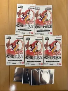 即日発送】ワンピース カード ROUND1 5パック 未開封 ラウンドワン