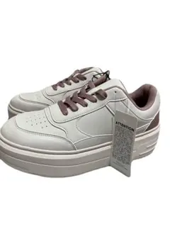 GU ボリュームソールコートスニーカー　ピンク