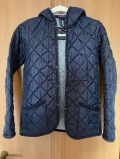 LAVENHAM ラベンハム 紺 キルティングジャケット リバティ 花柄 36