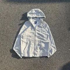 90s NIKE ジップパーカー y2k city 刺繍ロゴ スウッシュ