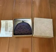 セール【新品】本革　印伝 がま口 鹿革 甲州印伝 印傳屋　昭和レトロ