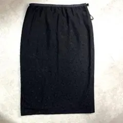 【美品】BEAMSLIGHTS レーススカート 黒のサムネイル