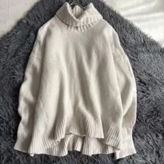 BEAUTY&YOUTH ユナイテッドアローズ タートルニット アイボリー Ｆ