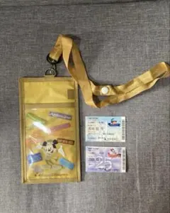 레트로 도쿄 디즈니 씨 티켓 홀더 미키