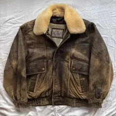 【90s】Recent G-1 フライトジャケット レザー 本革 3way