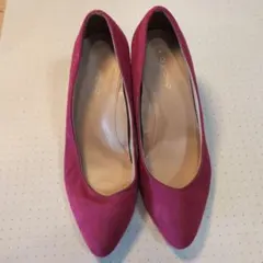ピンク スエード パンプス 24cm