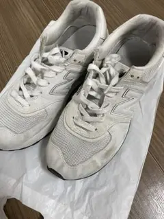 ま*ん様 New Balance U574LG GLホワイト スニーカー 26. - メルカリ