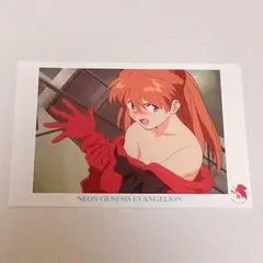エヴァンゲリオン 限定 レトロ ポストカード アスカ