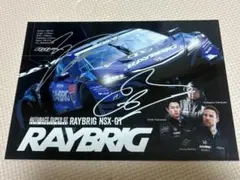 直筆サイン ジェンソン・バトン 山本尚貴 ドライバーズカード RAYBRIG