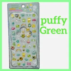新品正規品【Puffy Green】ジュエルプチドロップ　ストーン付き！