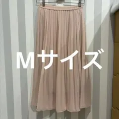 UNIQLO ユニクロ ハイウエスト シフォンプリーツスカート ピンク M420