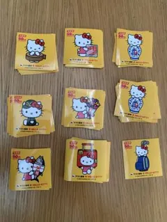 【非売品・91枚】ハローキティ×ヤマト運輸 宅急便50周年記念 ステッカー 8種