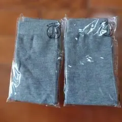 足袋ソックス 2足セット グレー 滑り止め付