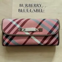 【美品】BURBERRY BLUE LABEL バーバリーノバチェック 長財布のサムネイル