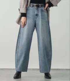 グローバルワーク　デニムバレルパンツ