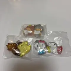 なかよしドロップチャーム　ハローキティ　キキララ　 ポムポムプリン　カプセルトイ