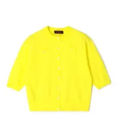 CABaN ファインポリエステル ハーフスリーブポケットカーディガン