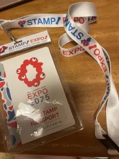 EXPO 2025 STAMP PASSPORTとストラップ 未使用開封済み