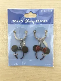 ミッキー ミニー ミニ キーチェーン2個