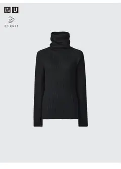 UNIQLO 3Dメリノブレンドタートルネックセーター