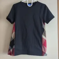 BLUE LABEL CRESTBRIDGE 半袖カットソー チェック切替 38のサムネイル