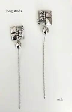 ✦No.168【long studs 】ロングスタッズピアス/イヤリング✦