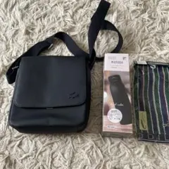 LACOSTE ショルダーバッグ ブラック