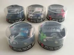 アサヒWANDA WRC プルバックカーコレクション 全5種 フルセット