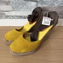 ⭕️ neuemarche イエロー　厚底　サンダル　24.5のサムネイル
