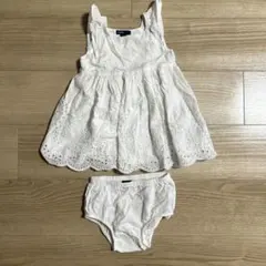 baby GAP アイレットワンピース ホワイト 80cm