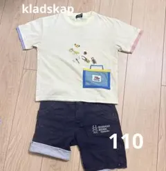kladskap 虫かごポケット 昆虫 刺繍 Tシャツ パンツ 110 セットのサムネイル