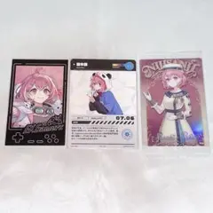 にじさんじ チェキ風カード コレクションカード ウエハース 笹木咲 3点セット