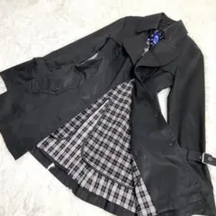 美品✨バーバリーブルーレーベル　トレンチコート ライナー付き ノバチェックM
