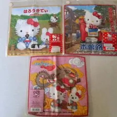 新品】ご当地キティー ハローキティ ハンカチ 新潟限定 平成レトロ