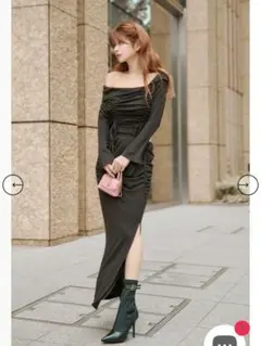 ドロストオフショルスウェットセットアップ 新品タグ付き　Randy ランディー