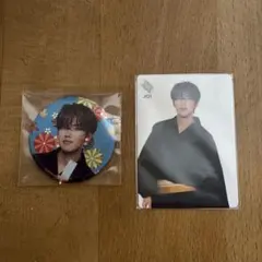 JO1 河野純喜 缶バッジ　CD購入特典　トレカ　祭り