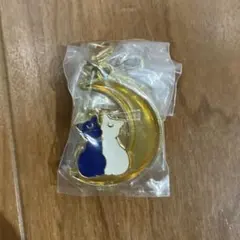 新品　セーラームーン ステンドチャーム　ルナ　アルテミス　チェーン　ガチャ