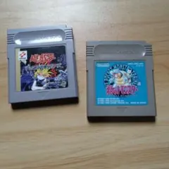 ゲームボーイ　カセットのみ2点　ポケットモンスター青＆遊戯王