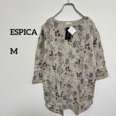 【新品】ESPICA 花柄ダブルガーゼチュニック M c702②