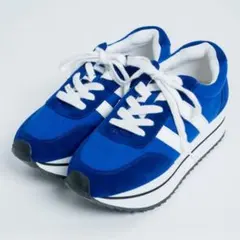 WEGO厚底スニーカー　青